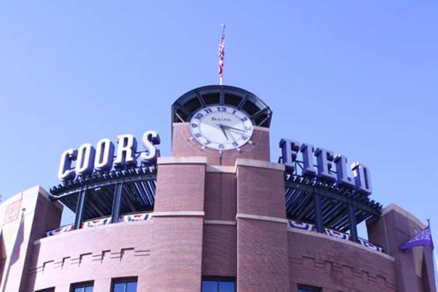 Coors Field was a popular destination for groups walking around during the 2014 JEA/NSPA National Conference.