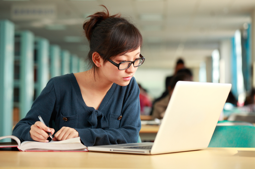 Student Studying